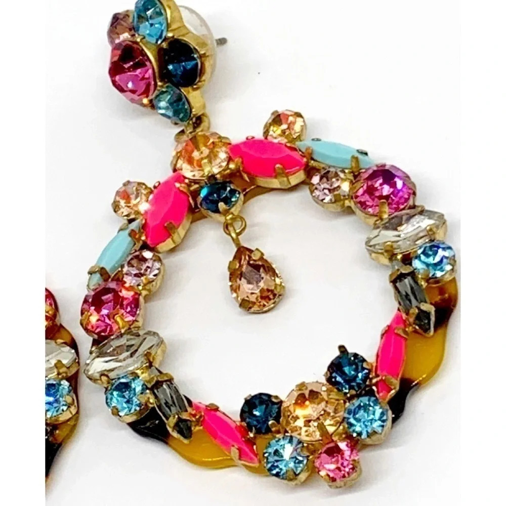 J. Crew Wreath Garland Earrings